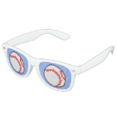 Lunettes De Fête Retro Funny Baseball Nouveauté Sports (Angulaire)