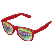 Lunettes De Fête Retro Glace colorée (Angulaire)