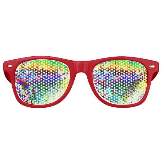 Lunettes De Fête Retro Glace colorée (Devant)