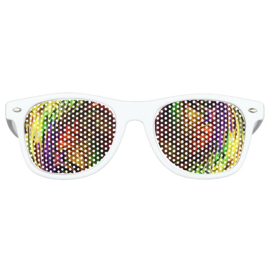 Lunettes De Fête Retro Glace psychédélique (Devant)