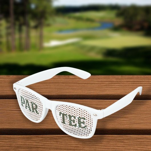 Lunettes De Fête Retro Golf Par-Tee Fun Amusant
