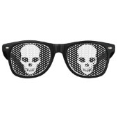 Lunettes De Fête Retro Goth Skull (Devant)