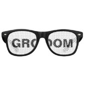 Lunettes De Fête Retro Groom Wedding Favor (Devant)