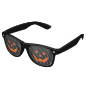 Lunettes De Fête Retro Halloween noir orange Jack-o'-lantern visage citro (Angulaire)