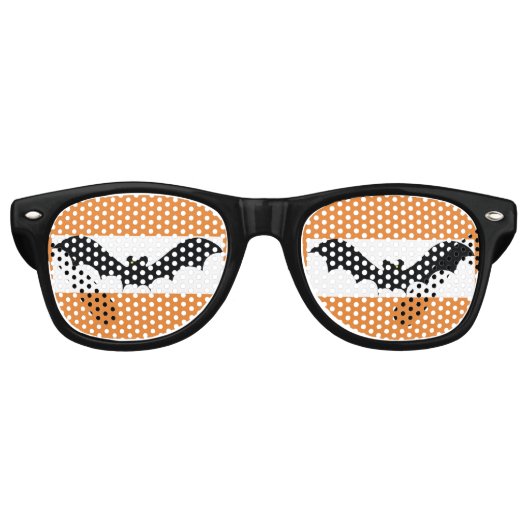 Lunettes De Fête Retro Halloween Party Bat Shades (Devant)