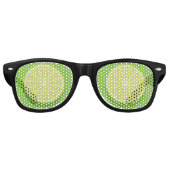 Lunettes De Fête Retro Halte Lime (Devant)