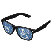 Lunettes De Fête Retro Handicapé (Angulaire)