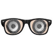 Lunettes De Fête Retro Haut-parleurs basse (Devant)