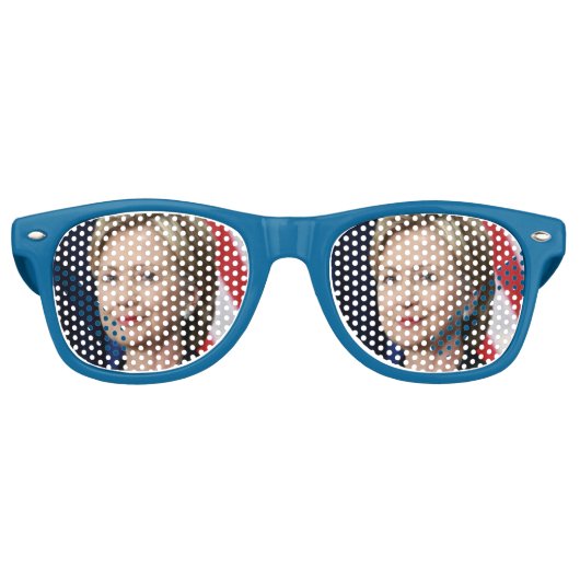 Lunettes De Fête Retro Hillary Clinton (Devant)