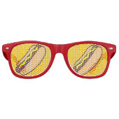 Lunettes De Fête Retro Hotdog (Devant)