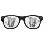 Lunettes De Fête Retro Icône Harpe (Devant)