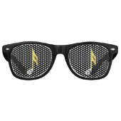 Lunettes De Fête Retro Icône or d'une note musicale 1/16 (Devant)
