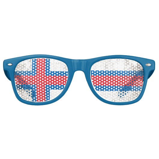 Lunettes De Fête Retro Îles Féroé (Devant)