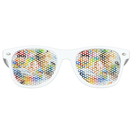 Lunettes De Fête Retro Illustration d'un conte de fées de Whimsical (Devant)