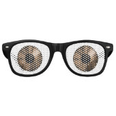 Lunettes De Fête Retro Imaginaire Couleur Yeux Brown (Devant)