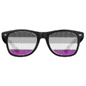 Lunettes De Fête Retro Indicateur de fierté sexuelle (Devant)