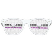 Lunettes De Fête Retro Indicateur de fierté sexuelle (Devant)