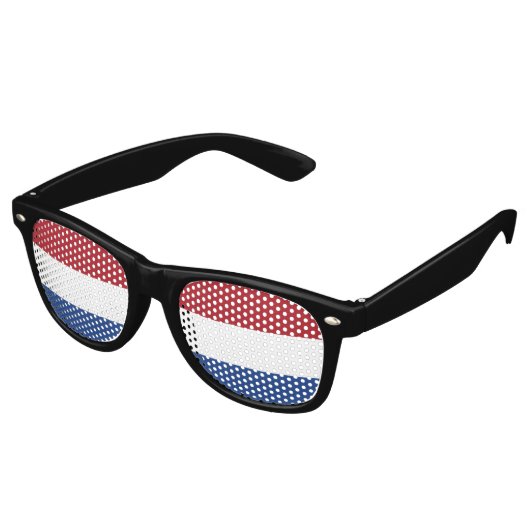 Lunettes De Fête Retro Indicateur Pays-Bas (Angulaire)