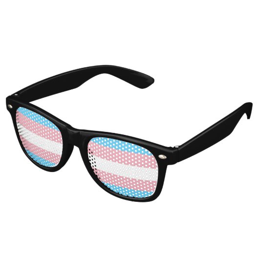 Lunettes De Fête Retro Indicateur transgenre (Angulaire)