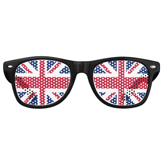 Lunettes De Fête Retro Indicateur Union Jack (Devant)