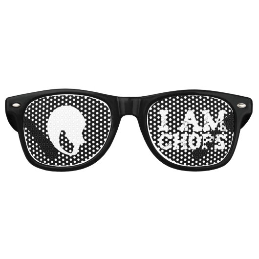 Lunettes De Fête Retro Je Suis Des Chops (Devant)