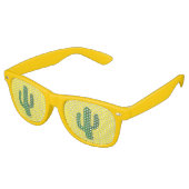Lunettes De Fête Retro Jour des morts heureux Cactus (Angulaire)