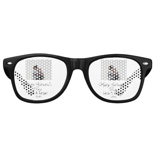 Lunettes De Fête Retro Joyeuse Saint-Valentin couple photo moderne simple (Devant)