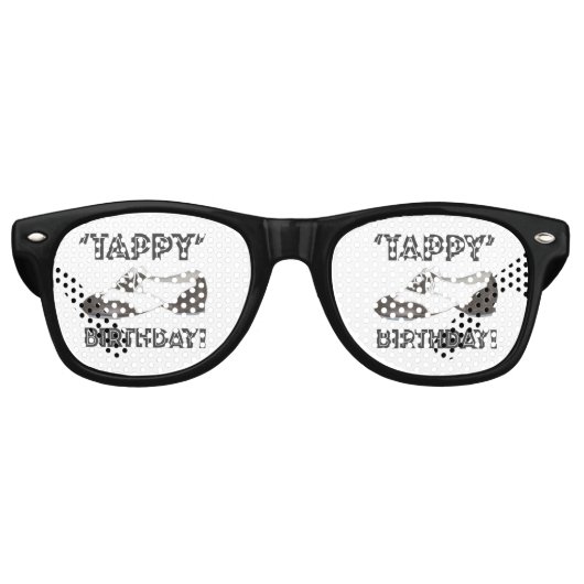 Lunettes De Fête Retro Joyeux anniversaire Anniversaire Tap Dance Tapdanc (Devant)