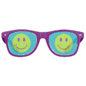 Lunettes De Fête Retro Joyeux visage (Devant)