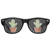 Lunettes De Fête Retro Kawaii Cactus (Devant)