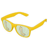 Lunettes De Fête Retro Kawaii Giraffe (Angulaire)