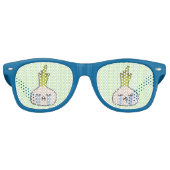Lunettes De Fête Retro Kawaii Onion (Devant)