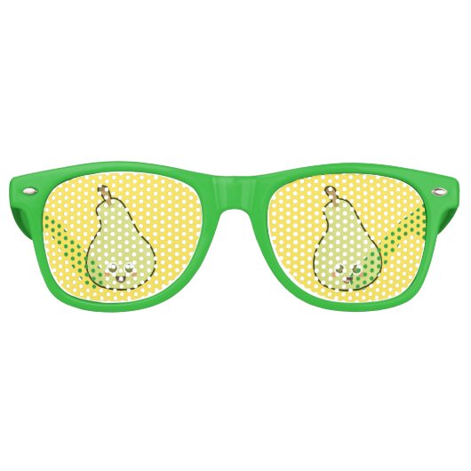 Lunettes De Fête Retro Kawaii Pear (Devant)
