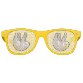 Lunettes De Fête Retro Kawaii Sloth (Devant)