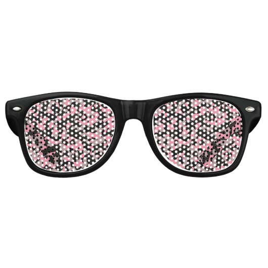 Lunettes De Fête Retro Kitty Camo (Devant)