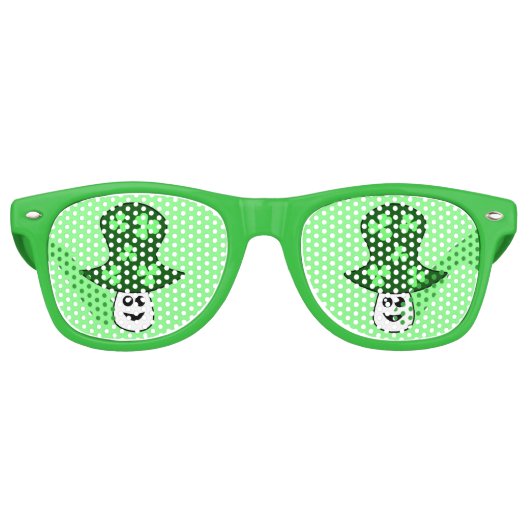 Lunettes De Fête Retro La fête des champignons de St. Patrick (Devant)