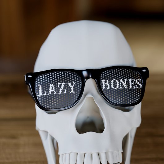 Lunettes De Fête Retro Lazy Bones