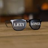 Lunettes De Fête Retro Lazy Bones