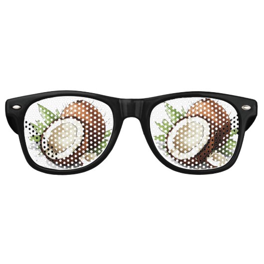 LUNETTES DE FÊTE RETRO LE COCOTIER DE KAMALA COULE (Devant)