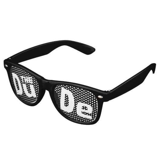 Lunettes De Fête Retro Le Dude (Angulaire)