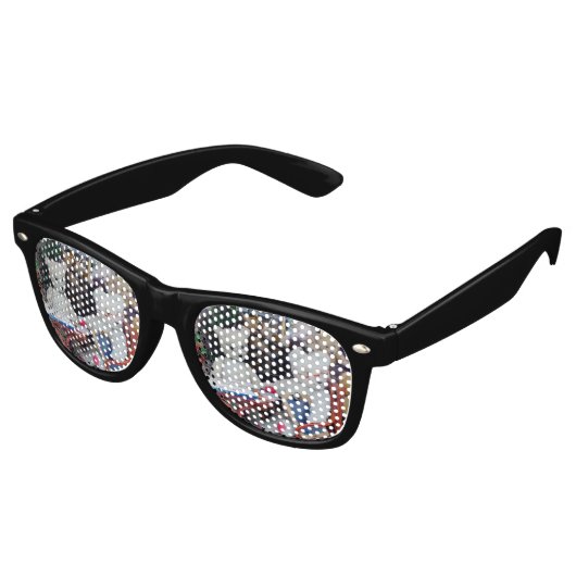 Lunettes De Fête Retro Leçons de lecture nounours (Angulaire)