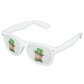 Lunettes De Fête Retro Leprechaun (Angulaire)