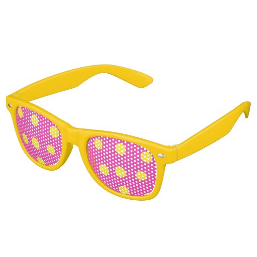 Lunettes De Fête Retro Les teintes du parti Dotty (Angulaire)