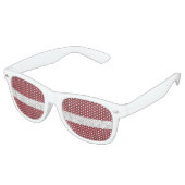 Lunettes De Fête Retro Lettonie (Angulaire)