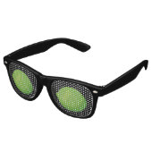 Lunettes De Fête Retro Lime (Angulaire)