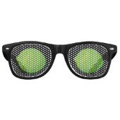 Lunettes De Fête Retro Lime (Devant)