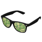 Lunettes De Fête Retro Lime (Angulaire)