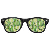 Lunettes De Fête Retro Lime (Devant)