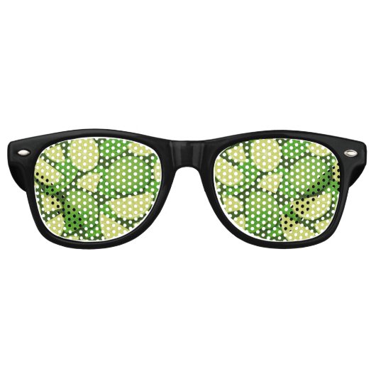 Lunettes De Fête Retro Lime (Devant)