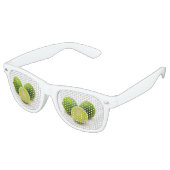 Lunettes De Fête Retro Lime perse (Angulaire)